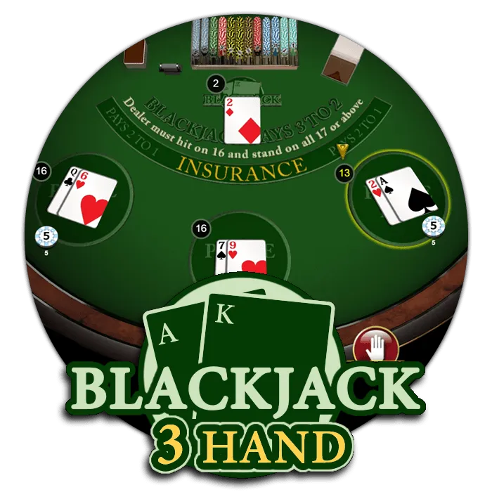 Blackjack 3 Hand - RIVAL168