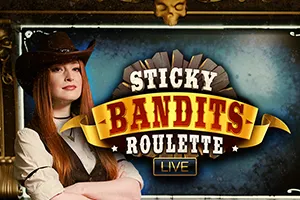 Sticky Bandits Roulette Live - RIVAL168
