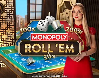 MONOPOLY Roll em - RIVAL168